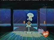 A screenshot from an accidental USA rerun of the deleted scene on February 14, 2004.