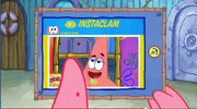 Patrick Star Checks His Instaclam 11