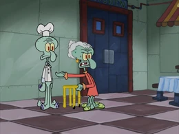 Her nose is big and has no outline.