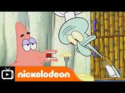 SpongeBob SquarePants - Squidward Moves in with Patrick! - Nickelodeon UK