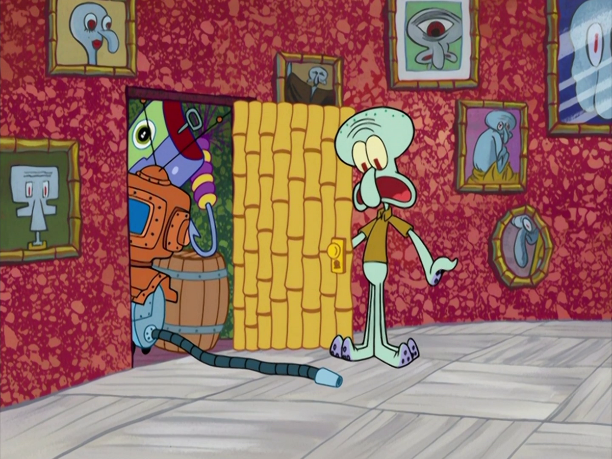 squidward visit