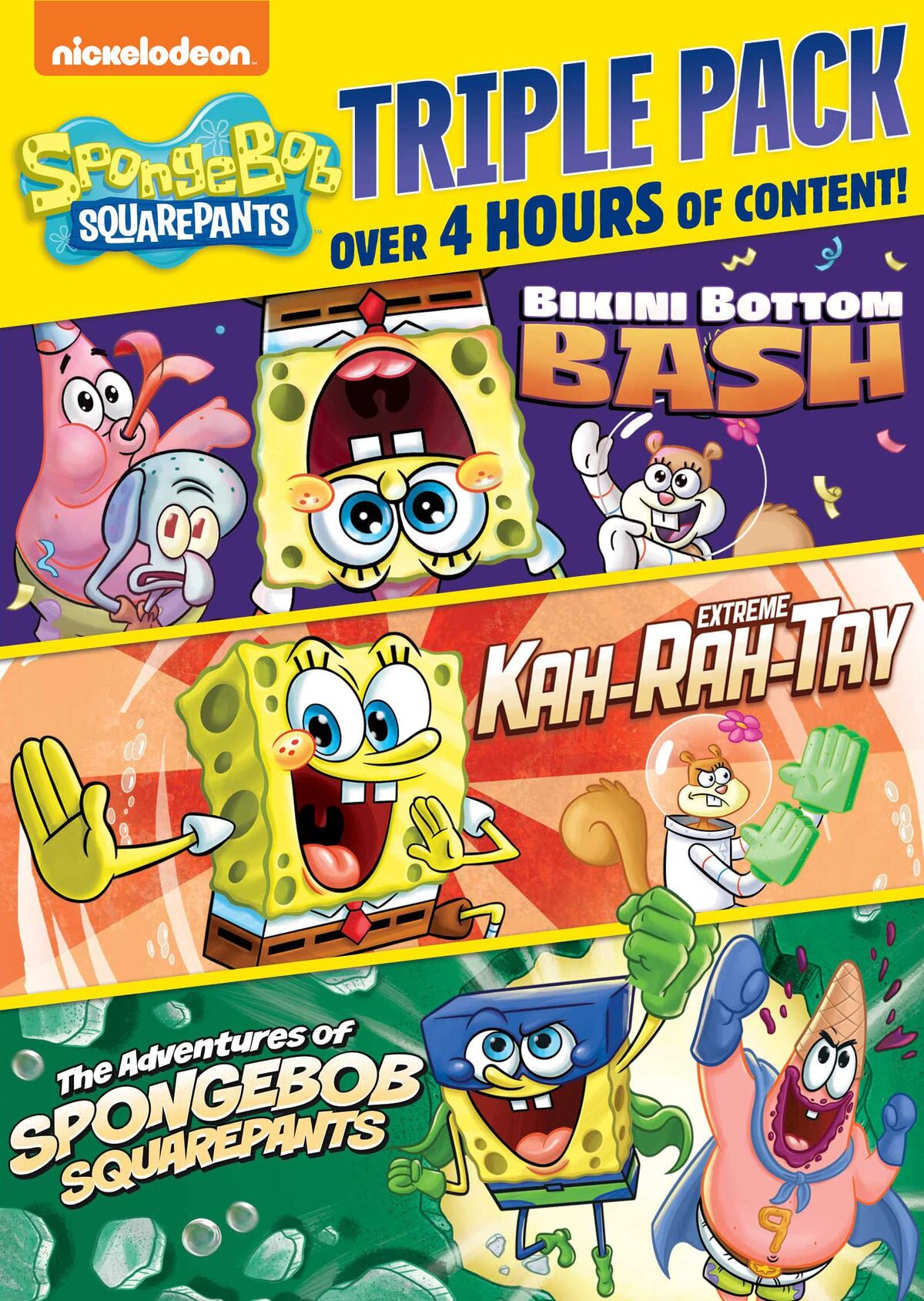 SpongeBob SquarePants Triple Pack | Encyclopedia SpongeBobia | Fandom