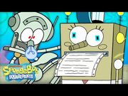 If SpongeBob & Squidward Were Robots 🤖 - "Welcome to Binary Bottom" - SpongeBob