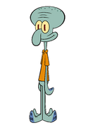 Squidward Smiling