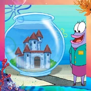 The realtor and the fishbowl castle house.