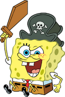 Pirate SpongeBob stock art