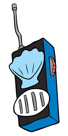 Walkie-talkie stock art