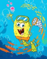SpongeBob Swimming