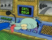 Squid guard 1 knocked out.