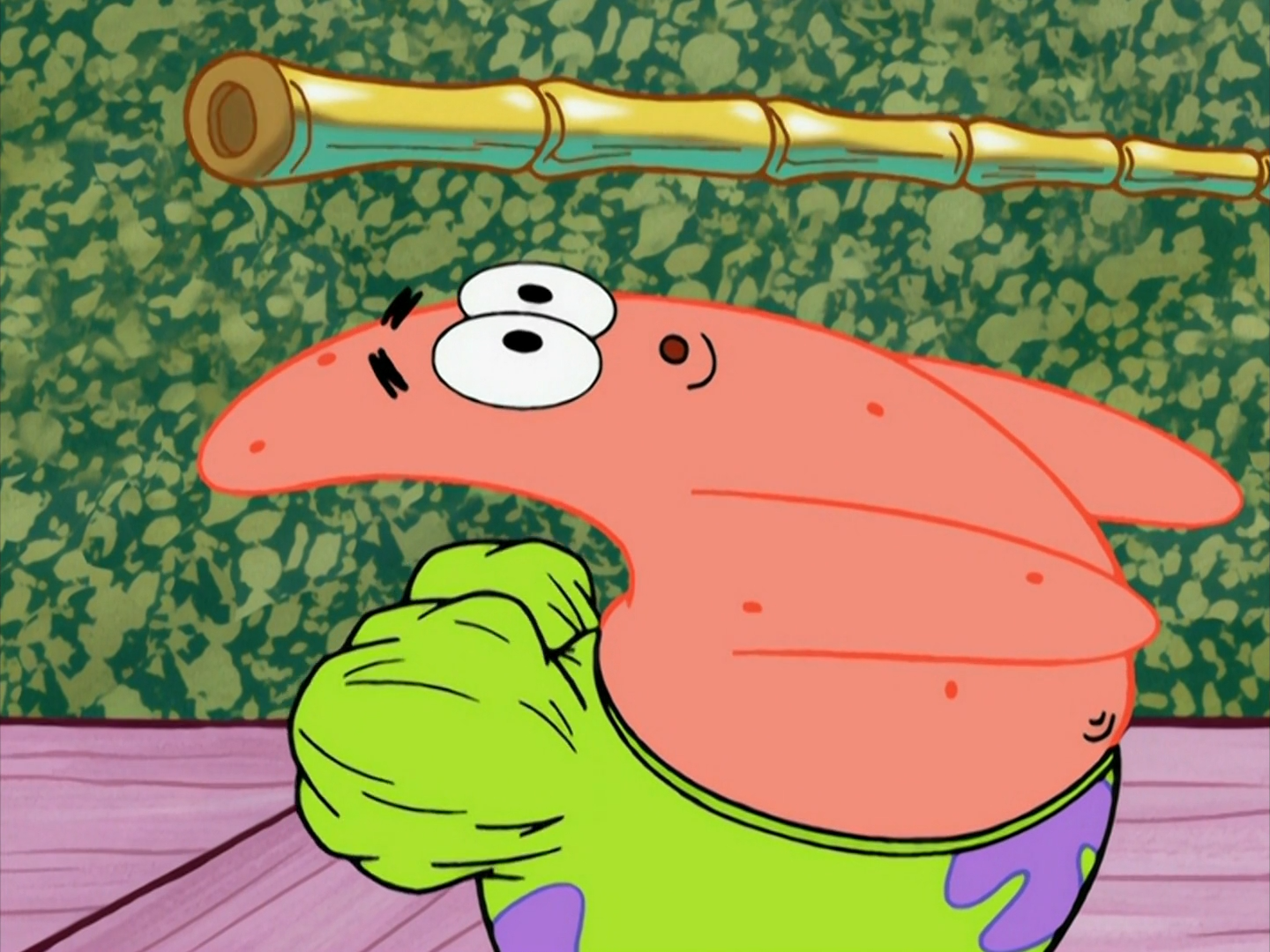 squidward twerking white background