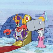 King-Krabs-Princess-Pearl-throne