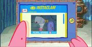 Patrick Star Checks His Instaclam 03