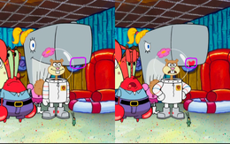 Pearl's red lips missing error in A SquarePants Family Vacation