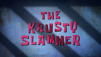 The Krusty Slammer title card