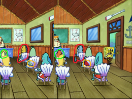 Errors on Mrs. Puff's Boating School students in Dichin'