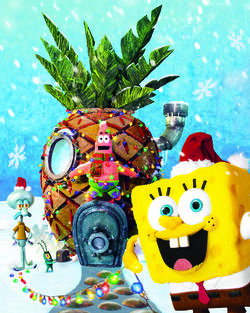 spongebob squarepants christmas wallpaper