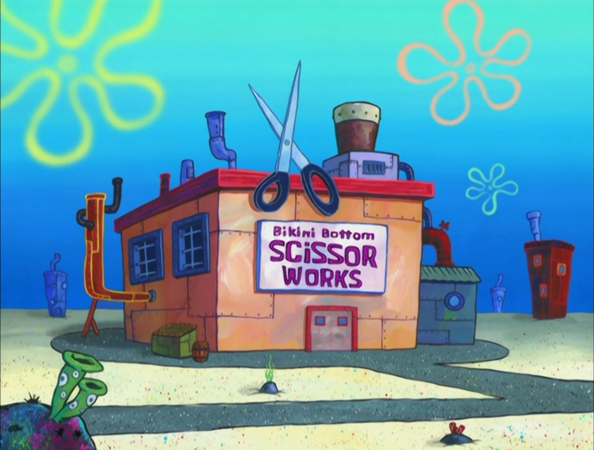 Bikini Bottom Scissor Works | Encyclopedia SpongeBobia | Fandom