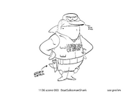 Salesman shark security captain outfit.