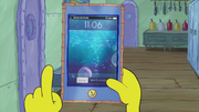 SpongeBob Checks His Snapper Chat 03