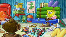 Plankton on spongebob's shoes discount