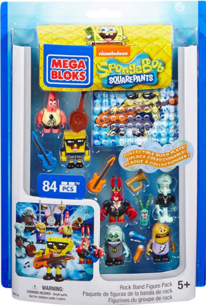Rock Band Figure Pack (Mega Bloks) | Encyclopedia SpongeBobia | Fandom
