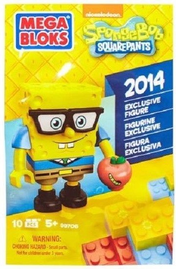 2014 Mega Bloks NYCC Exclusive Spongebob Squarepants Figure 