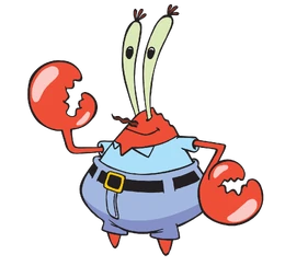 Mr. Krabs' stock image