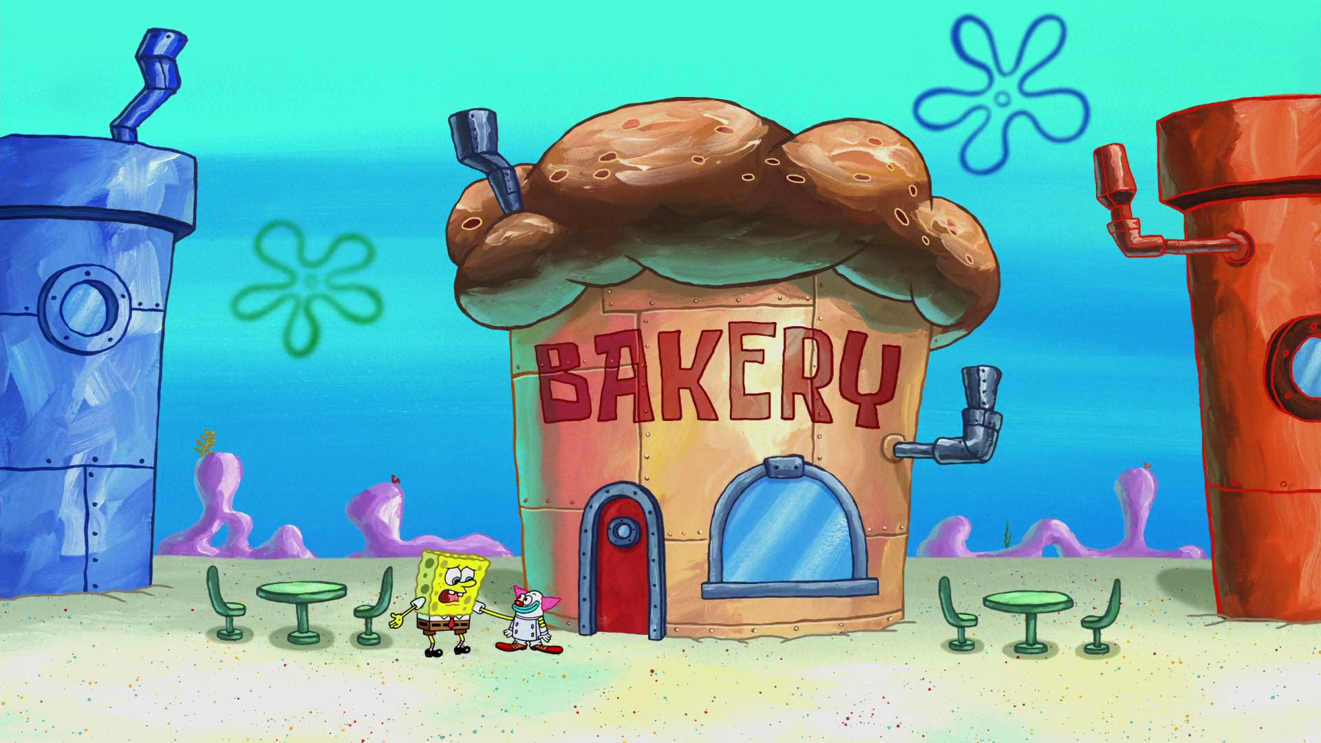 Bikini Bottom Bäckerei.