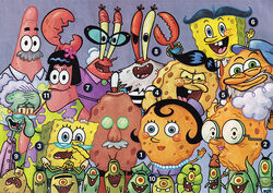 spongebob and sandy family