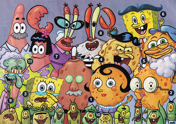 all spongebob characters ever