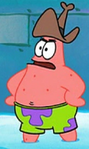 Patrick Wearing a Cowboy Hat