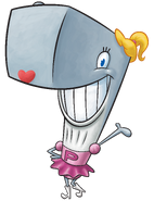 SpongeBob SquarePants Pearl Krabs Character Image Nickelodeon 3 Painted Version