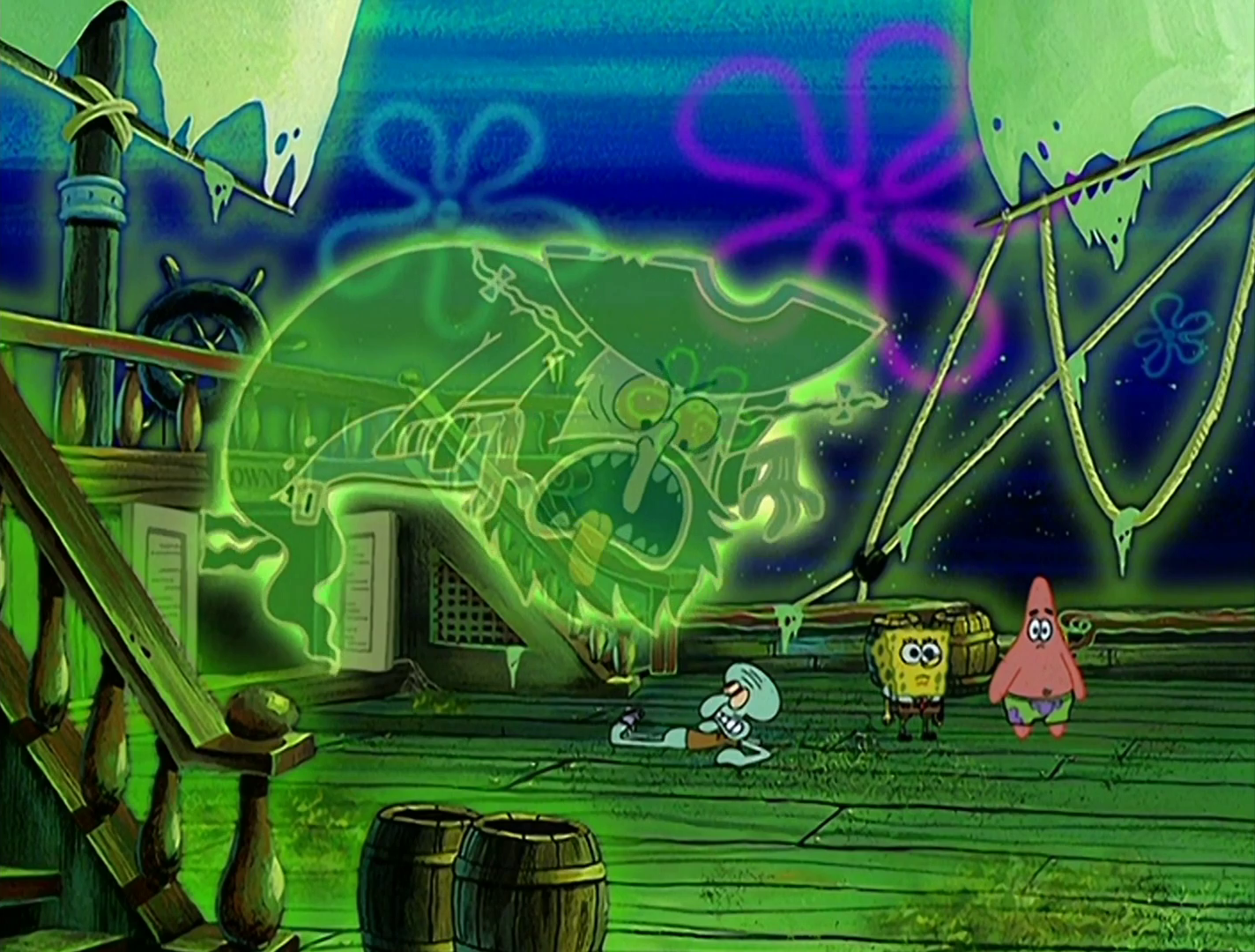 flying dutchman spongebob ship