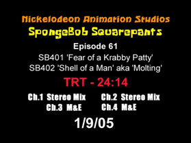 SpongeBob 061 Delivery Slate