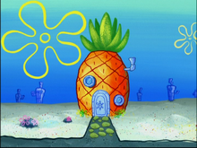 SpongeBob's pineapple house in Season 4-7.png