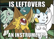 Staryu asking if leftovers is an instrument