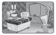 SpongeBob-Pearl-and-Mr-Krabs-office-art