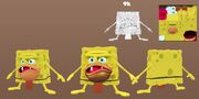 Primitive SpongeBob's model