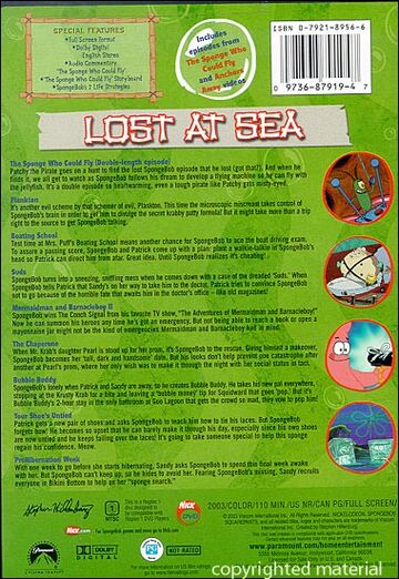 Lost at Sea (DVD) | Encyclopedia SpongeBobia | Fandom