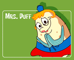 Mrs. Puff's wallpaper.