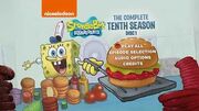 SpongeBob SquarePants The Complete Tenth Season 2019 DVD Menu Walkthrough (Disc 1)