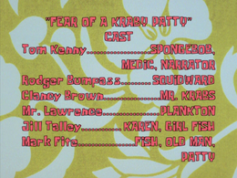 Fear of a Krabby Patty credits