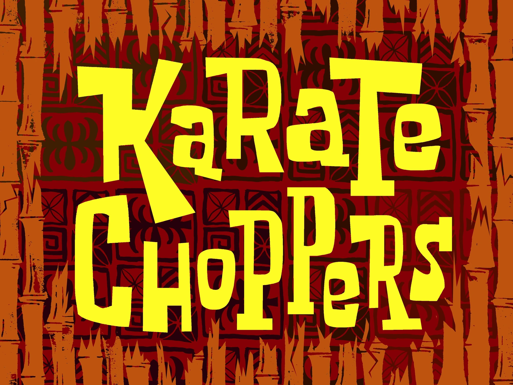 Karate Choppers Gallery Encyclopedia Spongebobia Fandom