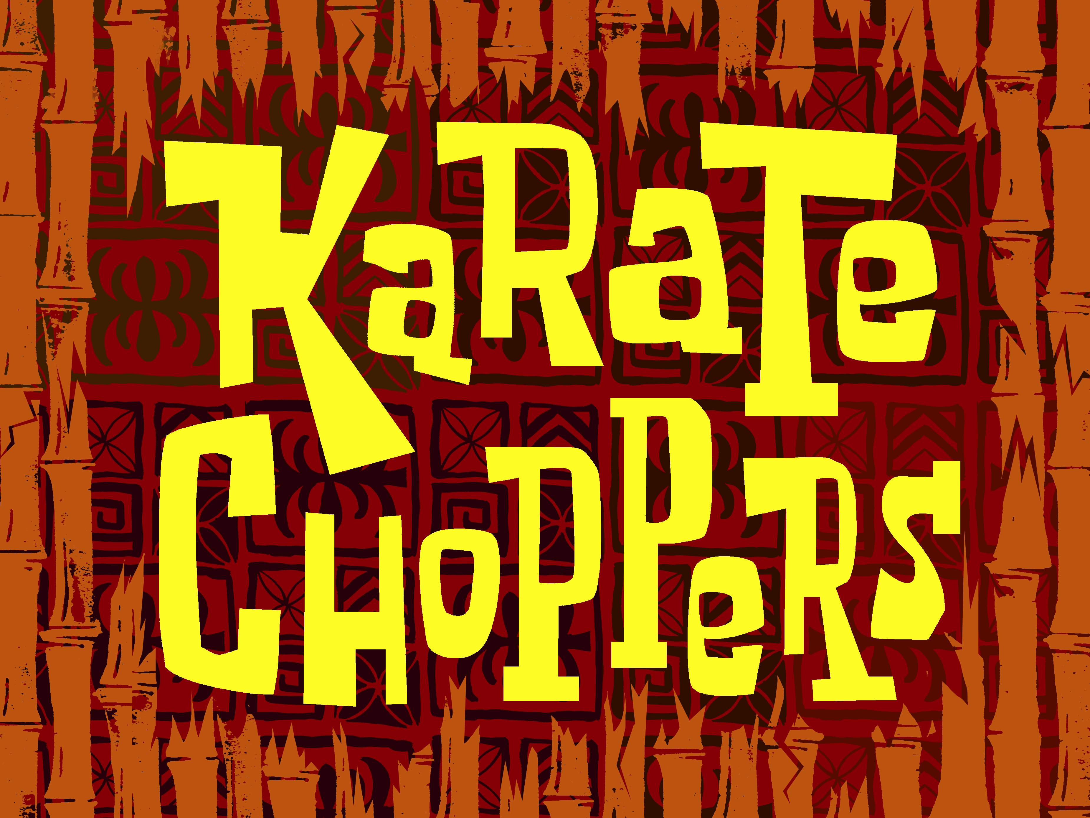 spongebob karate star