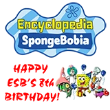 Encyclopedia SpongeBobia's 8th anniversary logo.[18]