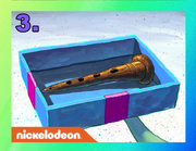 Squidward's wooden clarinet.