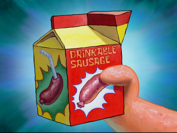Drinkable Sausage - Patrick Holding - Model Sponge