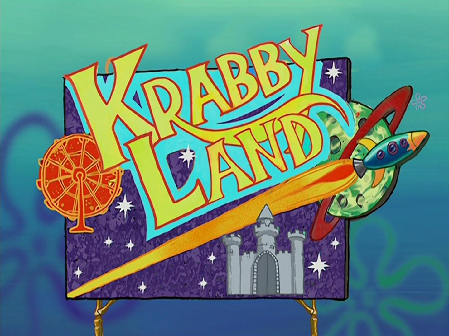 spongebob krabby land