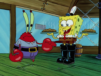 spongebob with boots