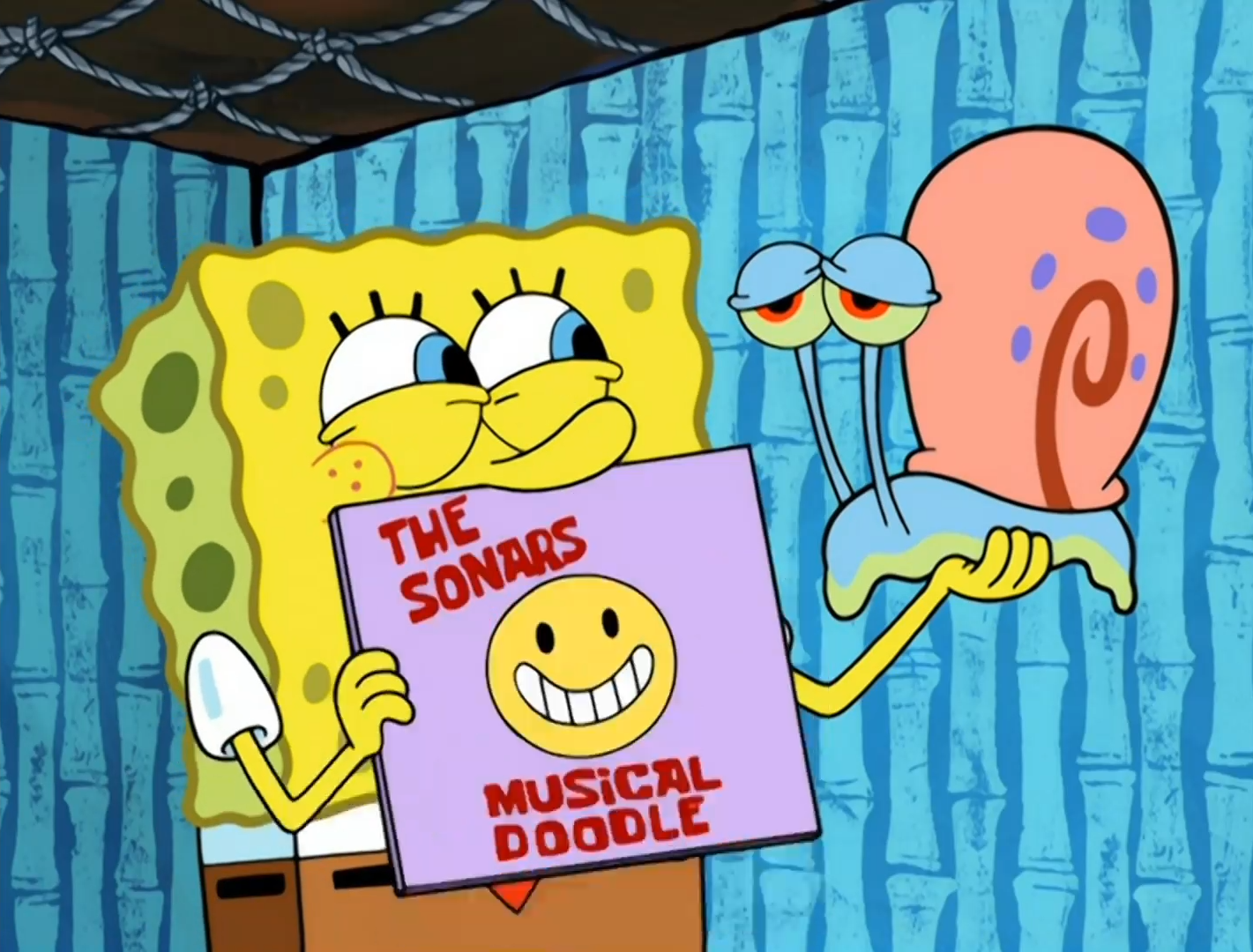 Musical Doodle song, SpongeBob, get infected by the Musical Doodle!, By SpongeBob  SquarePants